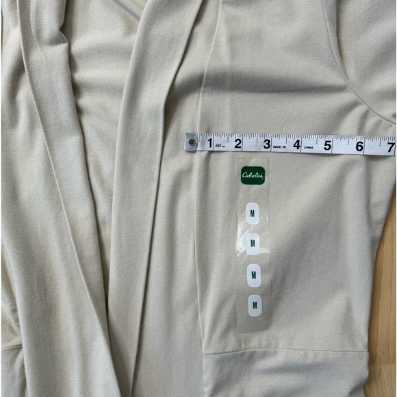 NWT Cabela’s Cotton Blend Cardigan Medium - Picture 8 of 10